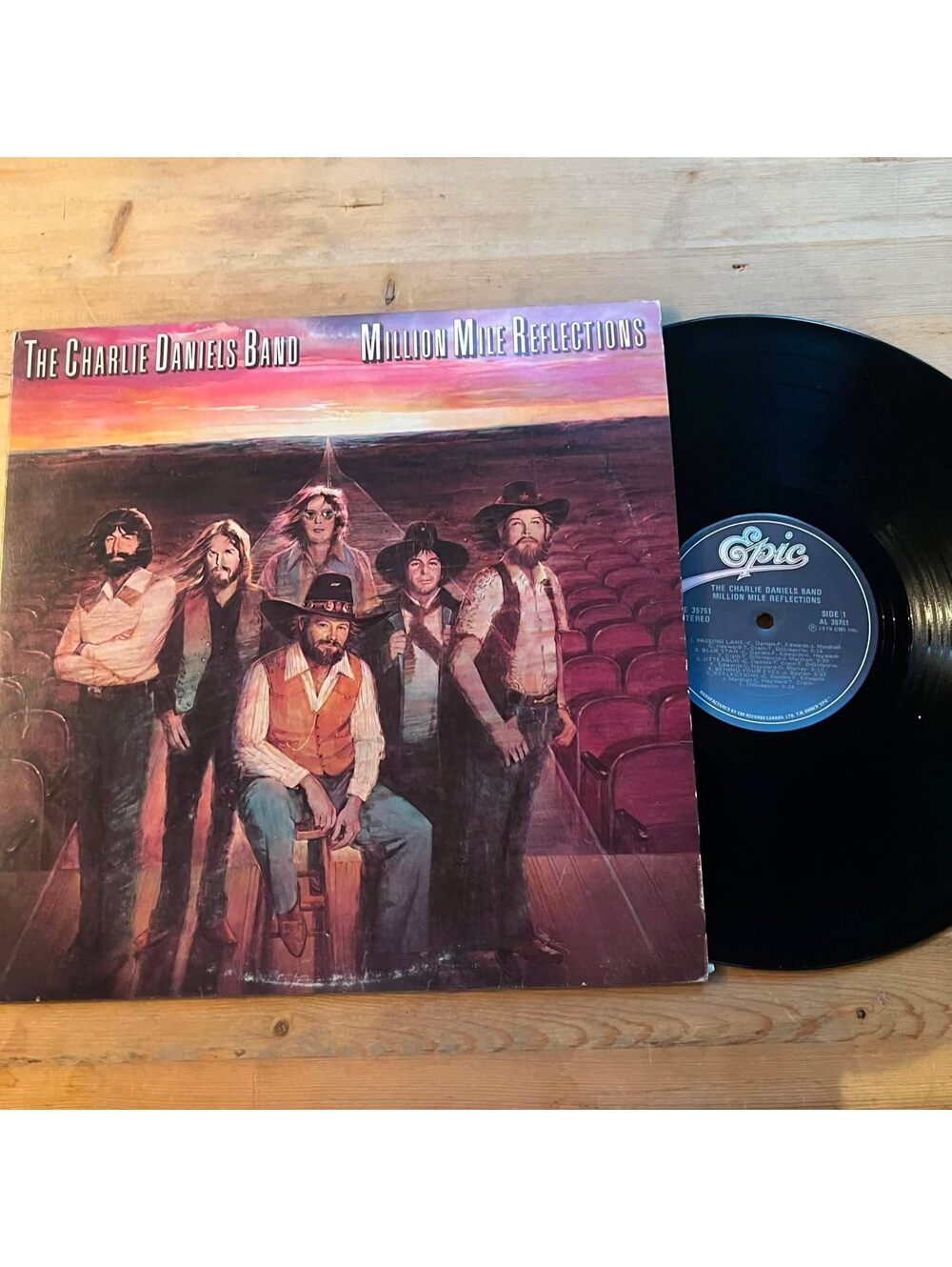 The Charlie Daniels Band - Million Mile Reflections 33rpm VG+ VR18